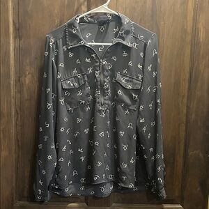 Cruel Denim Women's Ranch Brand Blouse
